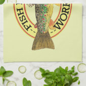 Linge De Cuisine Pêche Brown à la truite (Plié)