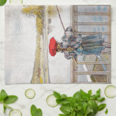 Linge De Cuisine Pêche de Lisbeth par Carl Larsson (Plié)