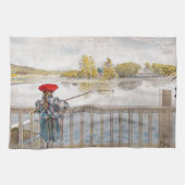 Linge De Cuisine Pêche de Lisbeth par Carl Larsson (Horizontal)