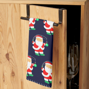 Linge De Cuisine Pêche de Noël drôle