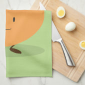 Linge De Cuisine Pêche de sourire (Quart Plié)