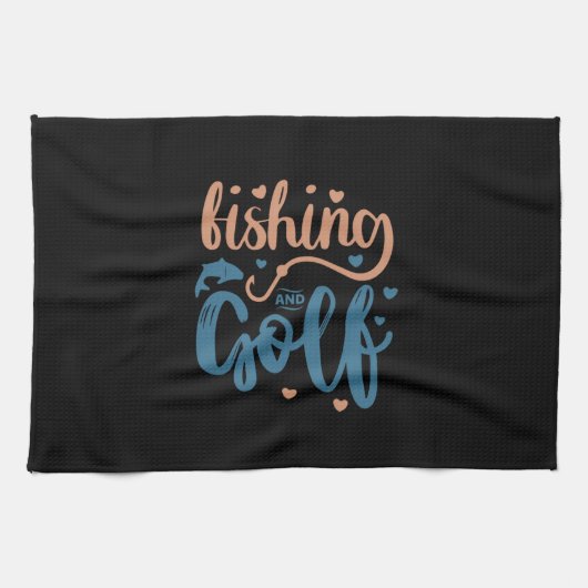 Linge De Cuisine Pêche et golf (Horizontal)