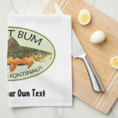 Linge De Cuisine Pêche humoristique (Quart Plié)