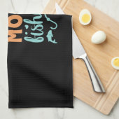 Linge De Cuisine Pêche moins parler plus pêche (Quart Plié)