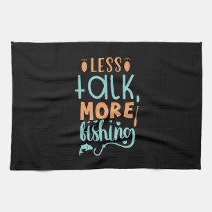 Linge De Cuisine Pêche moins parler plus pêche