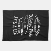 Linge De Cuisine Pêche - Pêche amusante (Horizontal)