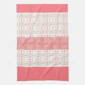 Linge De Cuisine Pêche Turquoise et orange (Vertical)