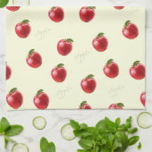 Linge De Cuisine Pêcher des pommes (Plié)