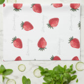 Linge De Cuisine Pêcher Fraise (Plié)