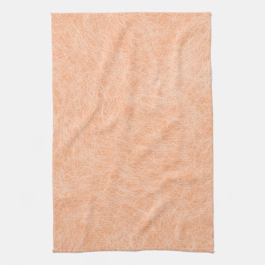 Linge De Cuisine Pêcher Fuzz Faux Cuir (Vertical)