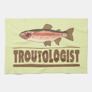 Linge De Cuisine Pêcheur humoristique de truites