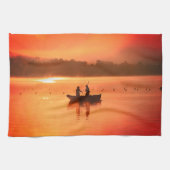 Linge De Cuisine Pêcheur Orange Brûlé (Horizontal)