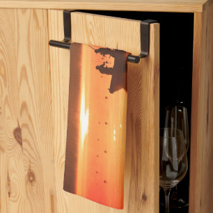 Linge De Cuisine Pêcheur Orange Brûlé