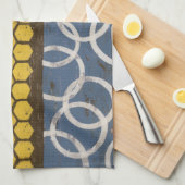 Linge De Cuisine Peigne de miel Abstrait I (Quart Plié)