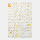 Linge De Cuisine Peigne d'or blanc élégant (Vertical)