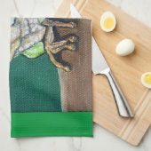 Linge De Cuisine Peinture à la grenouille (Quart Plié)