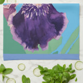 Linge De Cuisine Peinture à l'aquarelle de Iris (Plié)