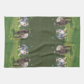 Linge De Cuisine Peinture à l'huile australienne de Vert d'effort (Horizontal)