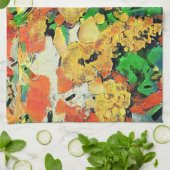 Linge De Cuisine Peinture à l'huile Retro : Van Gogh Monet (Plié)