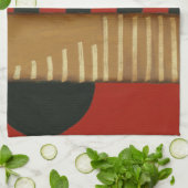 Linge De Cuisine Peinture à panneaux de style loft contemporain (Plié)