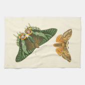 Linge De Cuisine Peinture à papillon légèrement frontière (Horizontal)