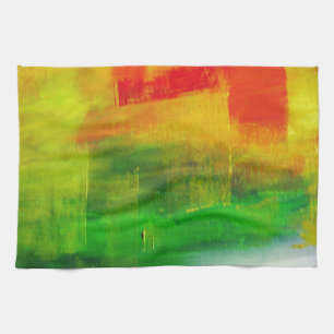 Linge De Cuisine Peinture Abstraite