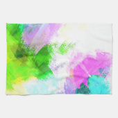 Linge De Cuisine peinture Abstraite à l'aquarelle (Horizontal)