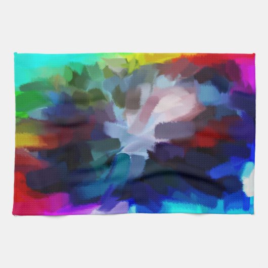 Linge De Cuisine Peinture Abstraite | Art Abstrait 5 (Horizontal)