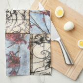 Linge De Cuisine Peinture Abstraite de défilement (Quart Plié)