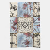 Linge De Cuisine Peinture Abstraite de défilement (Vertical)