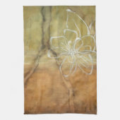 Linge De Cuisine Peinture Abstraite en silhouette sur Arrière - pla (Vertical)