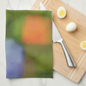 Linge De Cuisine Peinture Abstraite multicolore (Quart Plié)