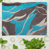 Linge De Cuisine Peinture acrylique (Plié)