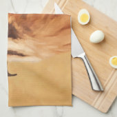 Linge De Cuisine Peinture américaine Kestrel - Art original pour oi (Quart Plié)