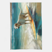 Linge De Cuisine Peinture Anatolie Shepherd Beach Surf (Vertical)