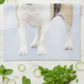 Linge De Cuisine Peinture beagle - Cute Original Chien Art (Plié)