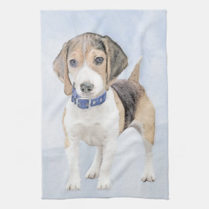 Linge De Cuisine Peinture beagle - Cute Original Chien Art