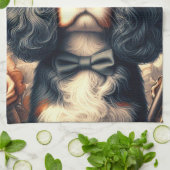 Linge De Cuisine Peinture Cavalier King Charles Spaniel (Plié)