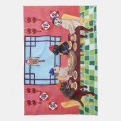 Linge De Cuisine Peinture chinoise de restaurant de Labrador (Vertical)