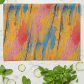 Linge De Cuisine Peinture colorée (Plié)