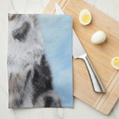 Linge De Cuisine Peinture de berger américaine miniature - L'art du (Quart Plié)