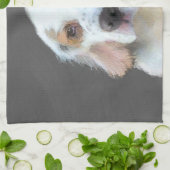 Linge De Cuisine Peinture de Clumber Spaniel - Art original de chie (Plié)