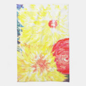 Linge De Cuisine Peinture de fleurs (Vertical)