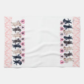 Linge De Cuisine Peinture de marche heureuse de Labradors (Horizontal)