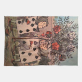 Linge De Cuisine Peinture du rouge 3 de roses (Horizontal)