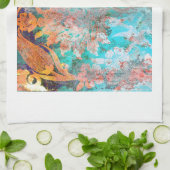 Linge De Cuisine Peinture florale (Plié)