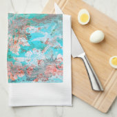 Linge De Cuisine Peinture florale (Quart Plié)