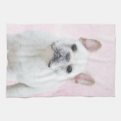 Linge De Cuisine Peinture française de Bulldog (Crème/Blanc) - Art  (Horizontal)