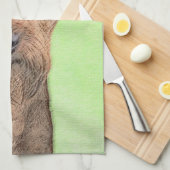 Linge De Cuisine Peinture Irlandaise Terrier - Cute Original Chien (Quart Plié)