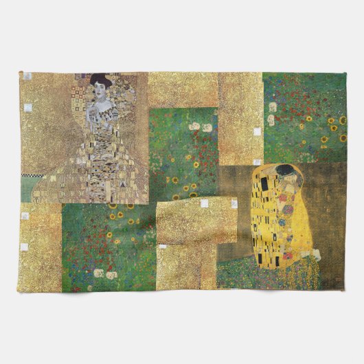 Linge De Cuisine Peinture Klimt Art Classique (Horizontal)